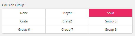 Collision Groups