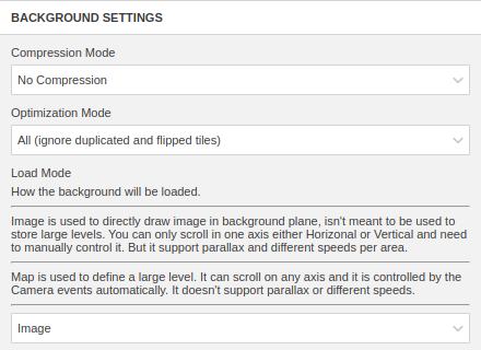 Sprite Settings